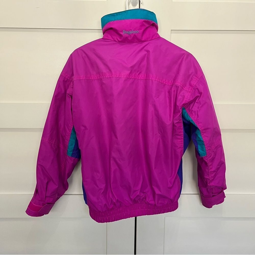 Columbia 80s bugaboo fleece windbreaker coat/winter Jacket Vintage Small Purple - Picture 3 of 9